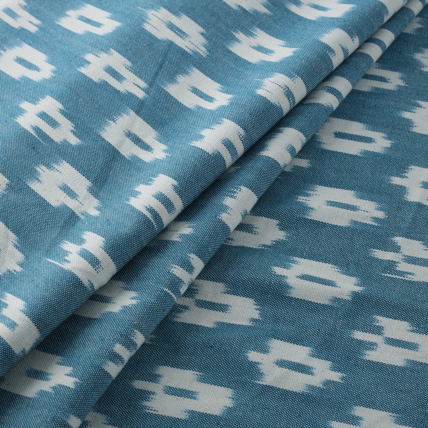 Pochampally Central Asian Ikat Pure Cotton Fabric 04