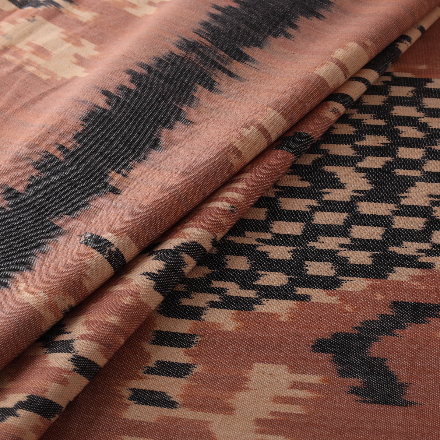 Pochampally Central Asian Ikat Pure Cotton Fabric 03