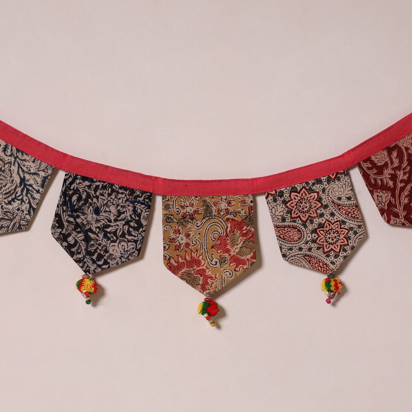 Multicolor - decorative handmade fabric toran 23