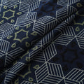 Blue - Ajrakh Hand Block Print Natural Dyed Cotton Fabric 50