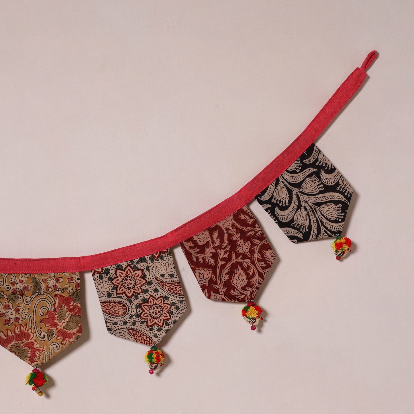 Multicolor - decorative handmade fabric toran 23