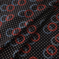 Black - Ajrakh Hand Block Print Natural Dyed Cotton Fabric 53