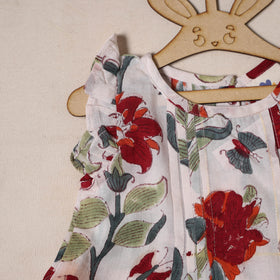 Pure Cotton Baby Girls Floral Print Top & Shorts (6-12 Months) 17