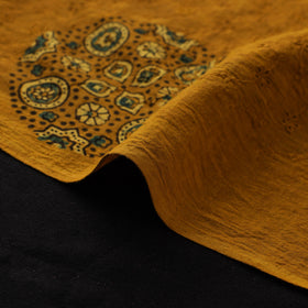 Ajrakh Hand Block Print Natural Dyed Cotton Hakoba Fabric 17