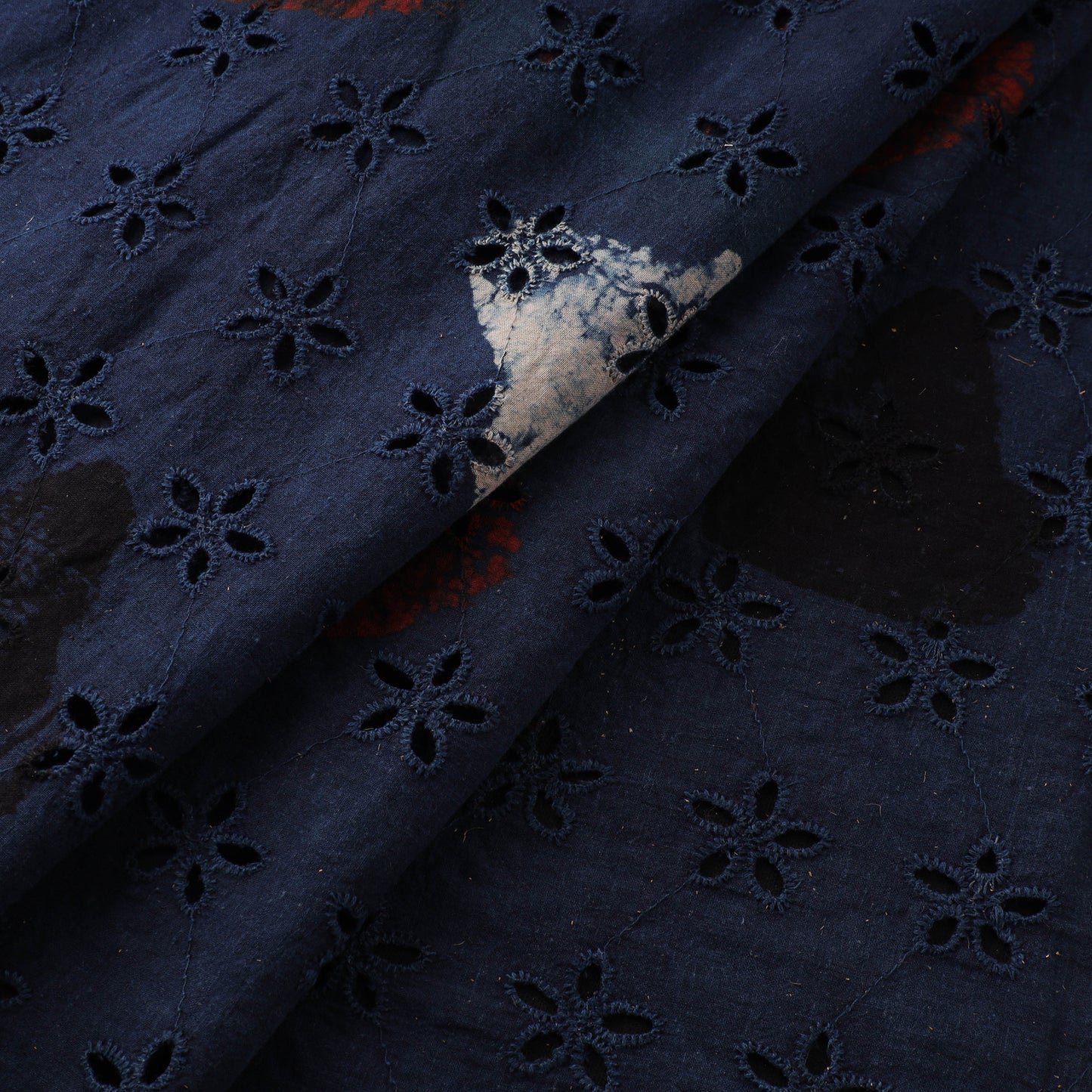Ajrakh Hand Block Print Natural Dyed Cotton Hakoba Fabric 19