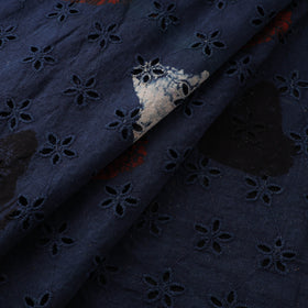 Ajrakh Hand Block Print Natural Dyed Cotton Hakoba Fabric 19