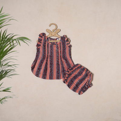 Pure Cotton Baby Girls Floral Print Top & Shorts (6-12 Months) 20