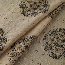 Ajrakh Hand Block Print Natural Dyed Cotton Hakoba Fabric 20