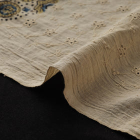 Ajrakh Hand Block Print Natural Dyed Cotton Hakoba Fabric 20