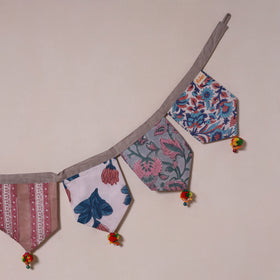 Multicolor - decorative handmade fabric toran 29