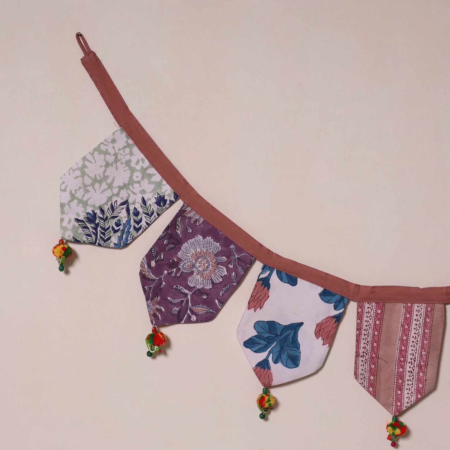 Multicolor - decorative handmade fabric toran 30