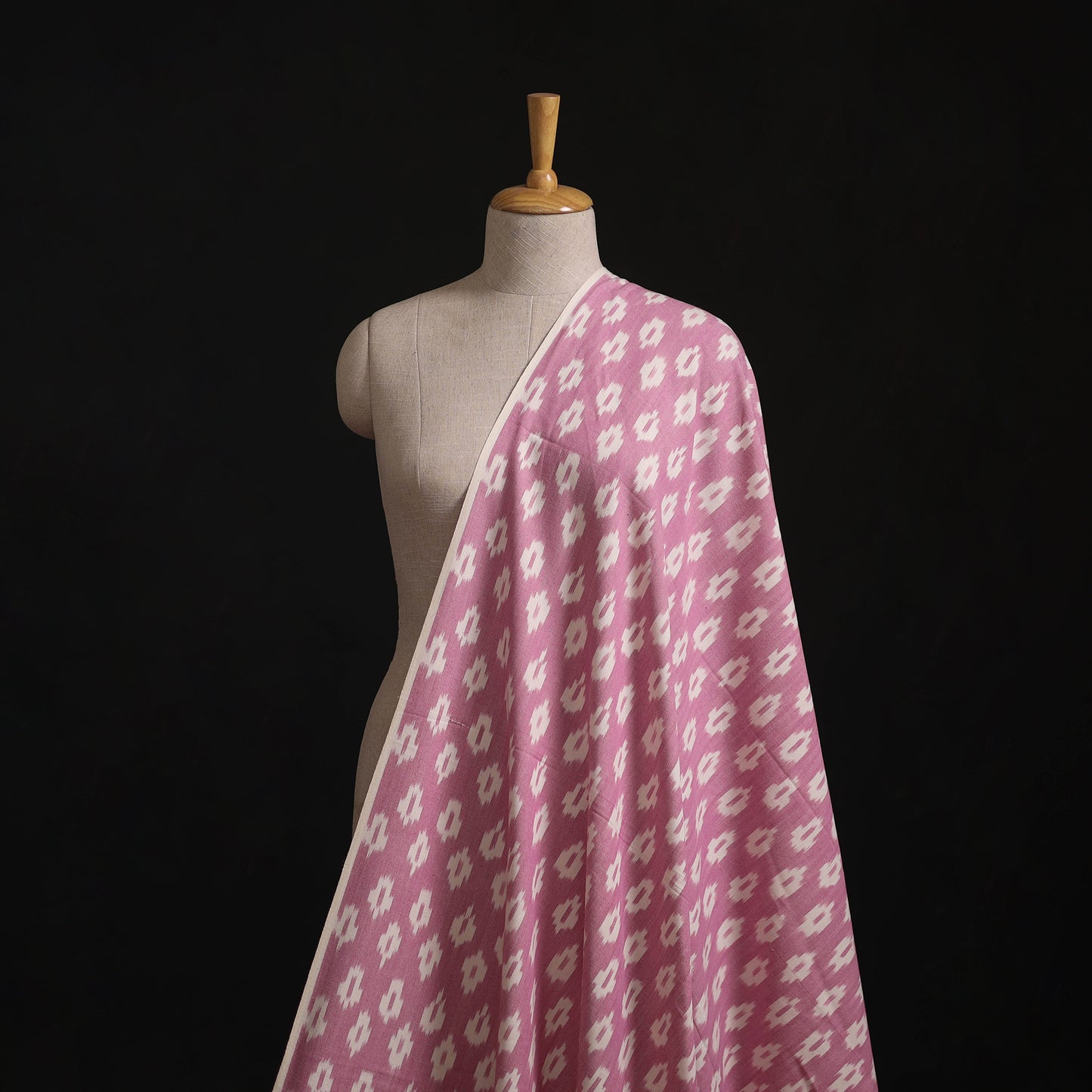 Pochampally Central Asian Ikat Pure Cotton Fabric 06
