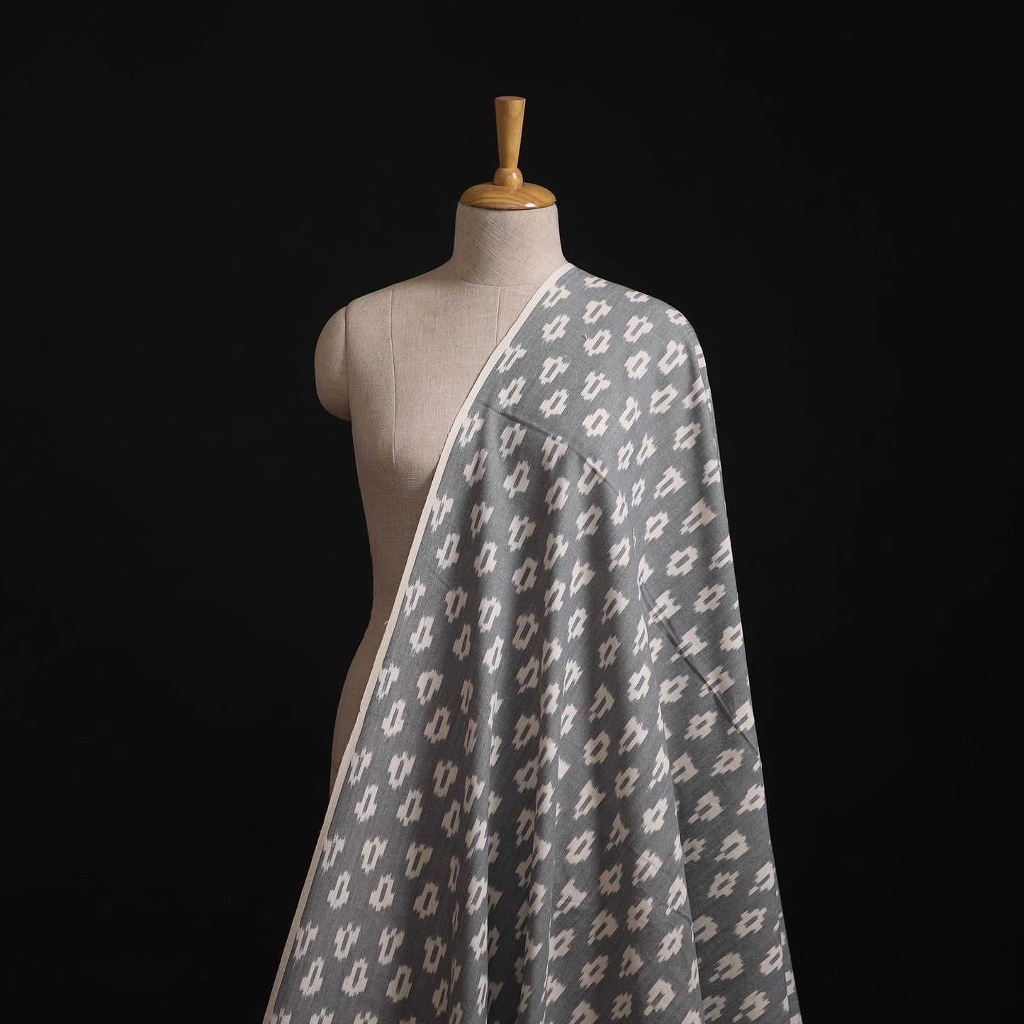 Pochampally Central Asian Ikat Pure Cotton Fabric 08