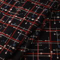 Black - Ajrakh Hand Block Print Natural Dyed Cotton Fabric 65