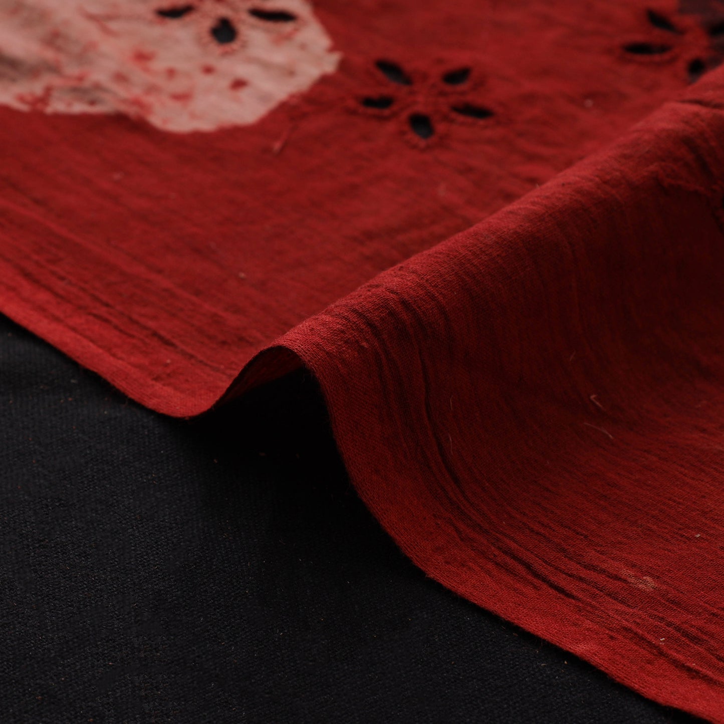 Ajrakh Hand Block Print Natural Dyed Cotton Hakoba Fabric 24