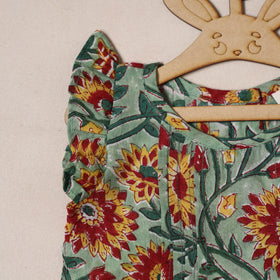 Pure Cotton Baby Girls Floral Print Top & Shorts (6-12 Months) 22