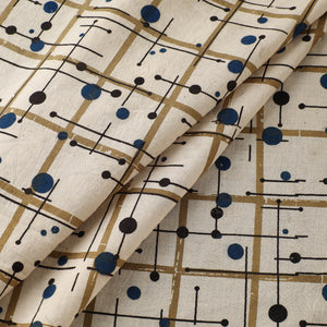 Ajrakh Hand Block Print Natural Dyed Cotton Fabric 68
