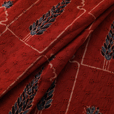 Ajrakh Hand Block Print Natural Dyed Cotton Hakoba Fabric 26