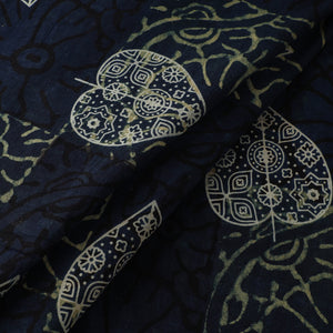 Ajrakh Hand Block Print Natural Dyed Cotton Fabric 71