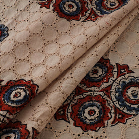 Ajrakh Hand Block Print Natural Dyed Cotton Hakoba Fabric 27