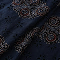 Ajrakh Hand Block Print Natural Dyed Cotton Hakoba Fabric 28