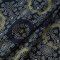 Blue - Ajrakh Hand Block Print Natural Dyed Cotton Fabric 73