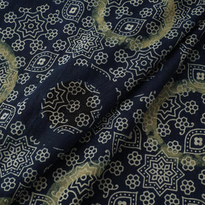 Ajrakh Hand Block Print Natural Dyed Cotton Fabric 73