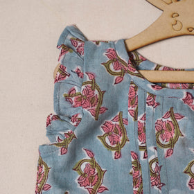 Pure Cotton Baby Girls Floral Print Top & Shorts (6-12 Months) 24