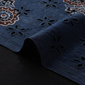 Ajrakh Hand Block Print Natural Dyed Cotton Hakoba Fabric 28