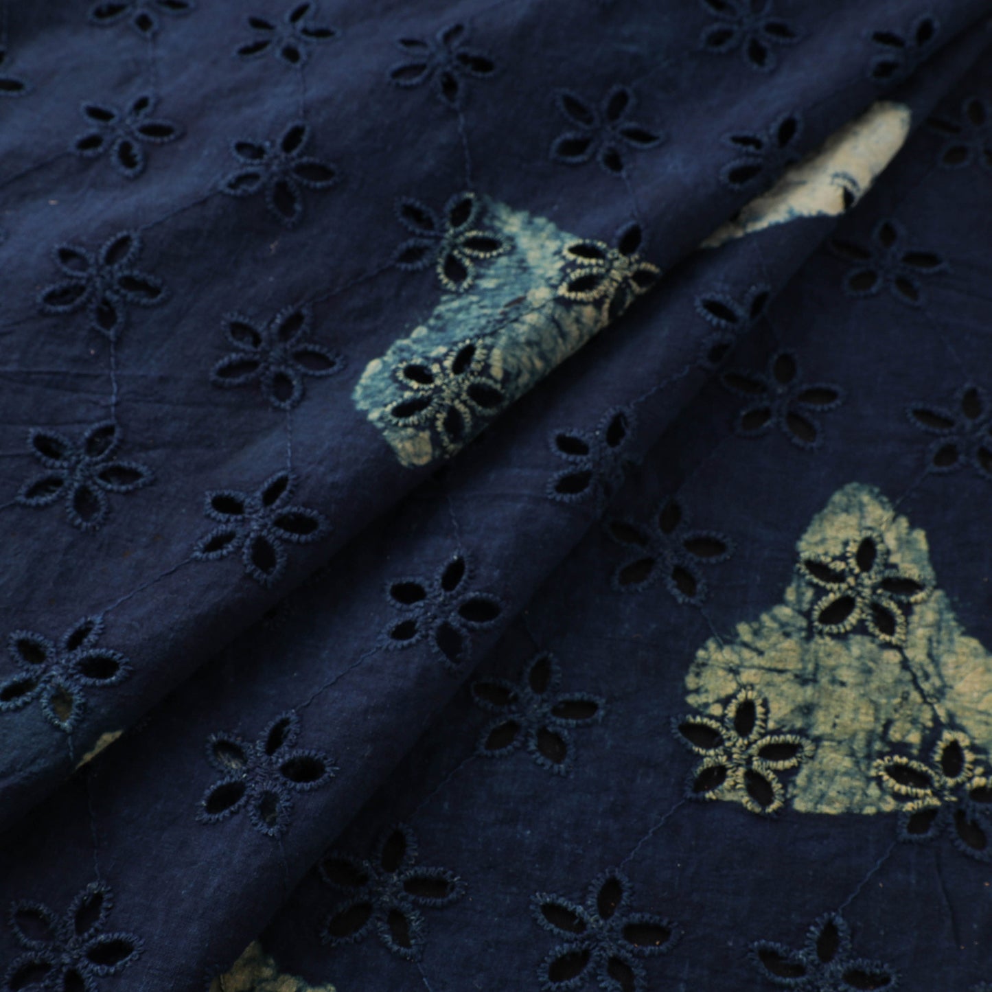 Ajrakh Hand Block Print Natural Dyed Cotton Hakoba Fabric 30