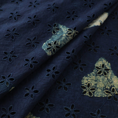 Ajrakh Hand Block Print Natural Dyed Cotton Hakoba Fabric 30