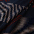 Black - Ajrakh Hand Block Print Natural Dyed Cotton Fabric 34