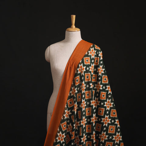 Telia Rumal Pure Handwoven Cotton Pochampally Double Ikat Fabric 12