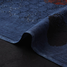 Ajrakh Hand Block Print Natural Dyed Cotton Hakoba Fabric 31