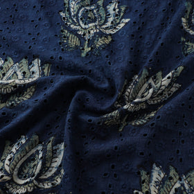 Ajrakh Hand Block Print Natural Dyed Cotton Hakoba Fabric 32