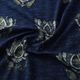 Ajrakh Hand Block Print Natural Dyed Cotton Hakoba Fabric 33