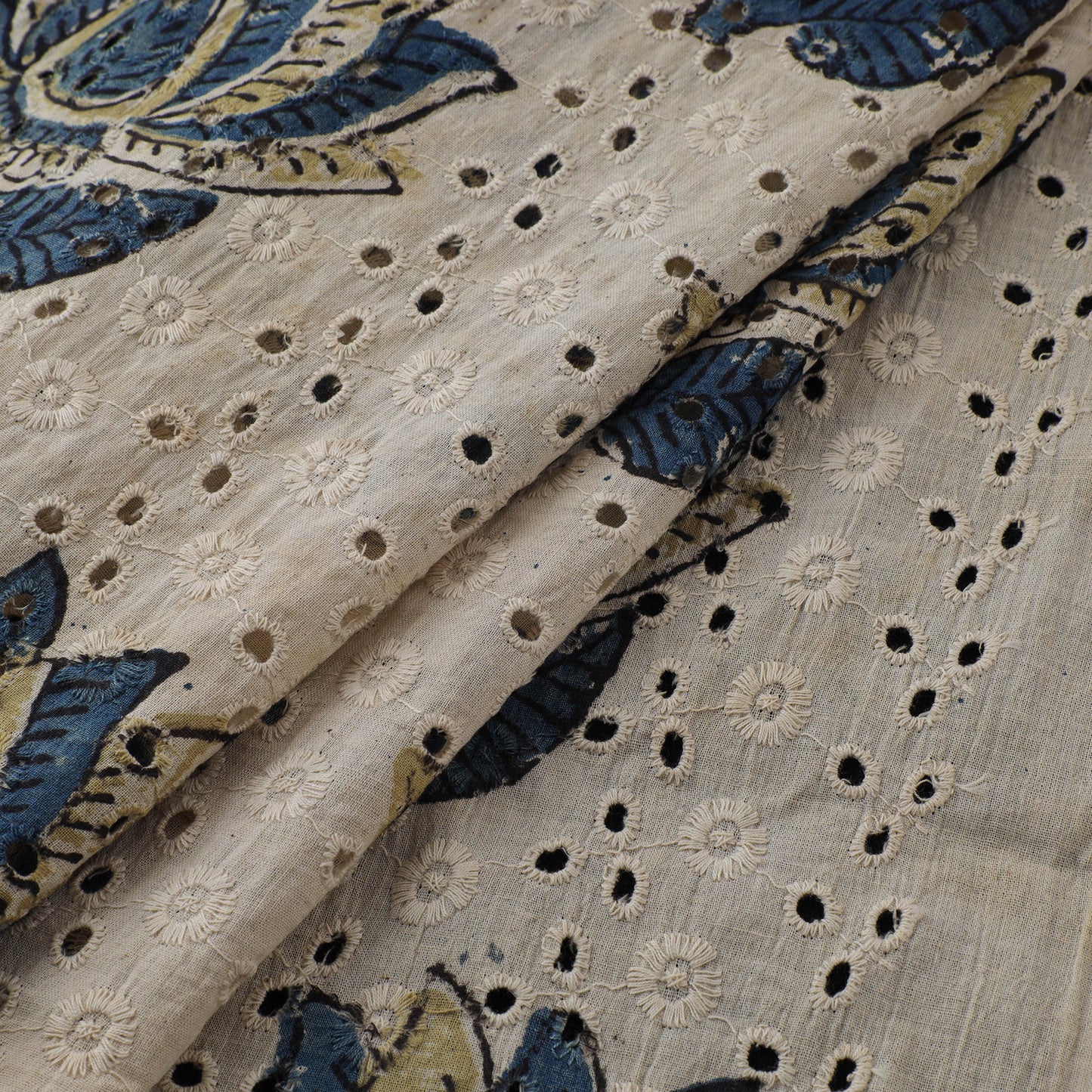 Ajrakh Hand Block Print Natural Dyed Cotton Hakoba Fabric 35