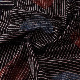 Hakoba Hand Block Ajrakh Print Natural Dyed Cotton Fabric 59