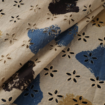 Ajrakh Hand Block Print Natural Dyed Cotton Hakoba Fabric 37
