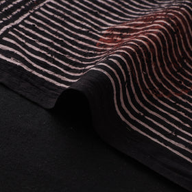 Hakoba Hand Block Ajrakh Print Natural Dyed Cotton Fabric 59