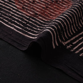 Hakoba Hand Block Ajrakh Print Natural Dyed Cotton Fabric 61