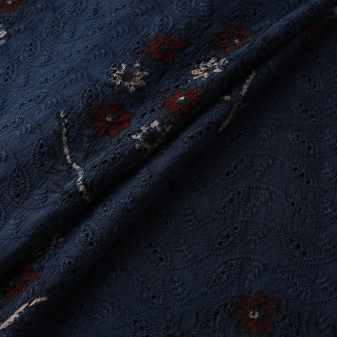 Hakoba Hand Block Ajrakh Print Natural Dyed Cotton Fabric 62