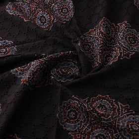Ajrakh Hand Block Print Natural Dyed Cotton Hakoba Fabric 39