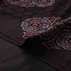 Ajrakh Hand Block Print Natural Dyed Cotton Hakoba Fabric 39