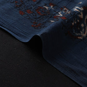 Hakoba Hand Block Ajrakh Print Natural Dyed Cotton Fabric 63
