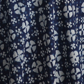 Bagru Indigo Hand Block Print Natural Dyed Cotton Fabric 07