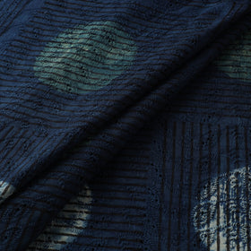 Hakoba Hand Block Ajrakh Print Natural Dyed Cotton Fabric 67