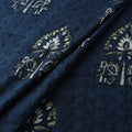 Hakoba Hand Block Ajrakh Print Natural Dyed Cotton Fabric 68
