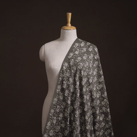 Bagru Indigo Hand Block Print Natural Dyed Cotton Fabric 12