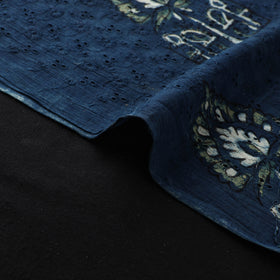 Hakoba Hand Block Ajrakh Print Natural Dyed Cotton Fabric 68